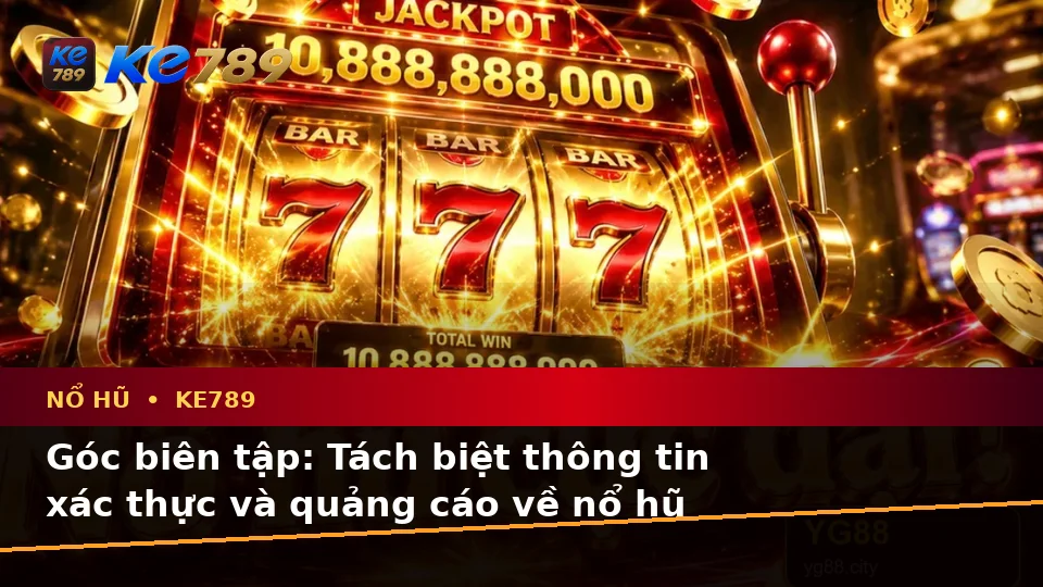 Nổ Hũ KE789 Tại ke789pg.us.com: Phân Biệt Thông Tin Xác Thực, Quảng Cáo Và Kỳ Vọng Thực Tế Về Slot Cùng Jackpot