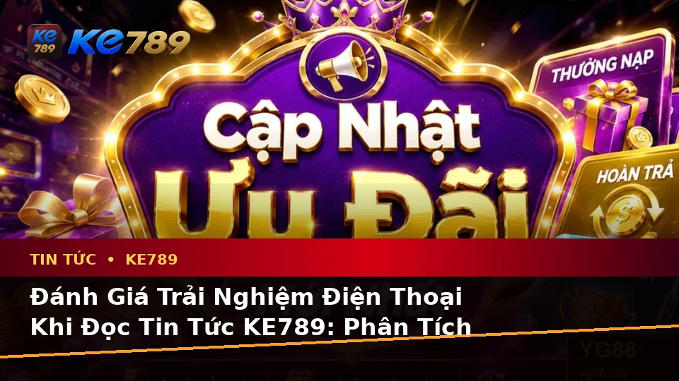 Đánh Giá Trải Nghiệm Điện Thoại Khi Đọc Tin Tức KE789: Phân Tích Dữ Liệu Cập Nhật Ưu Đãi Và Điều Kiện Khuyến Mãi Trên ke789pg.us.com