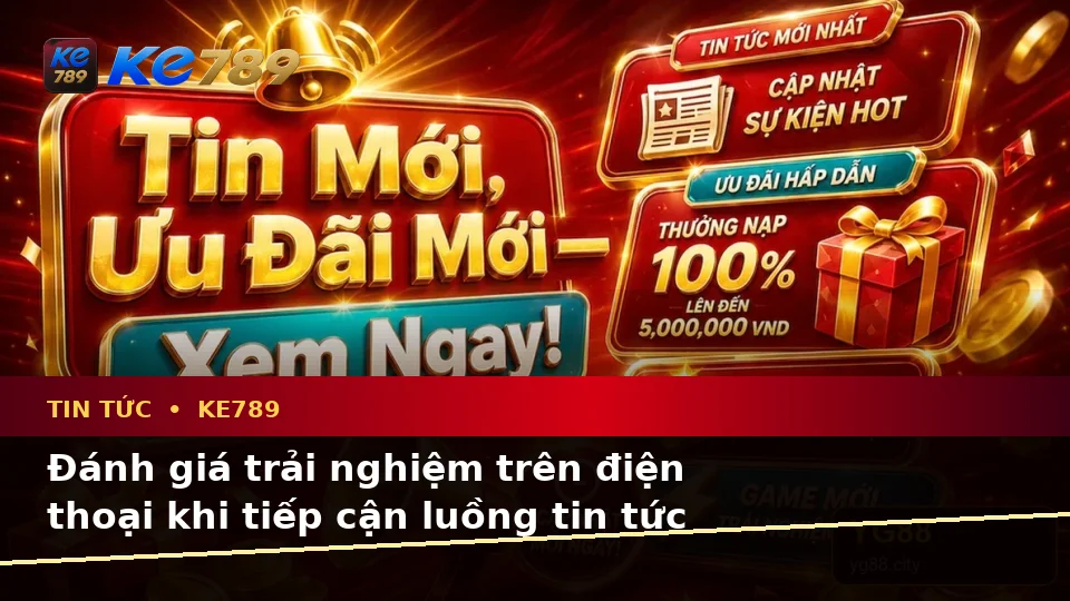Đánh Giá Trải Nghiệm Điện Thoại Khi Đọc Tin Tức KE789: Phân Tích Dữ Liệu Cập Nhật Ưu Đãi Và Điều Kiện Khuyến Mãi Trên ke789pg.us.com