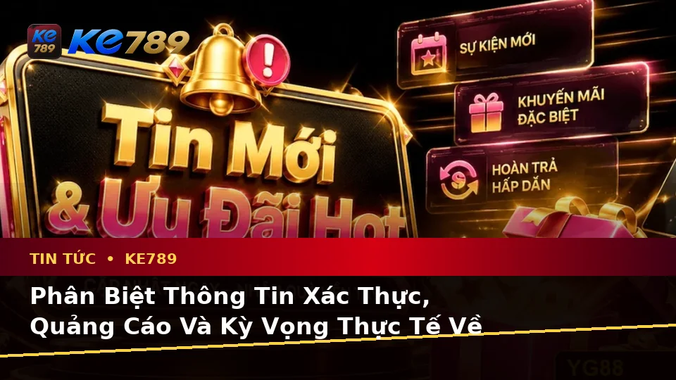 Phân Biệt Thông Tin Xác Thực, Quảng Cáo Và Kỳ Vọng Thực Tế Về Tin Tức KE789 Theo Dữ Liệu Cập Nhật Trên ke789pg.us.com