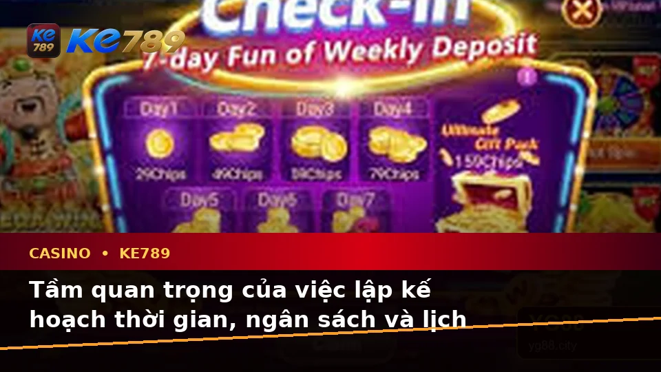 Lập Kế Hoạch Thời Gian, Ngân Sách Và Lịch Sử Sử Dụng Cho Casino KE789 Theo Dữ Liệu Cập Nhật Tại ke789pg.us.com