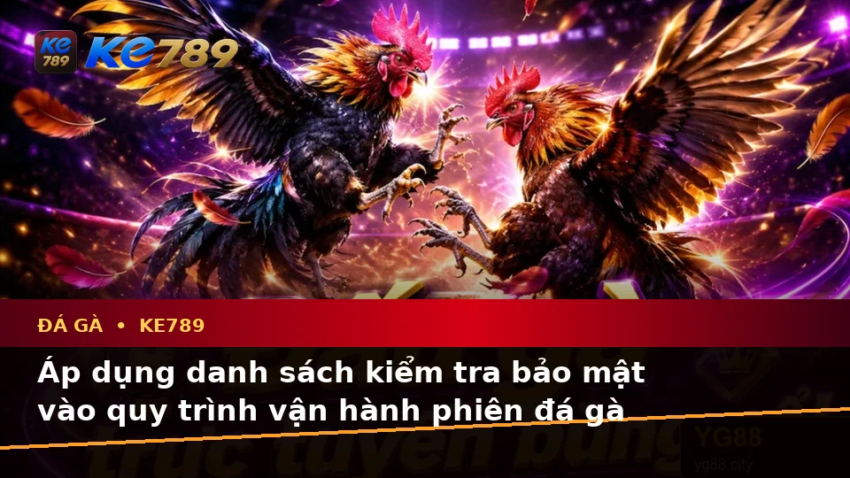 Xây Dựng Danh Sách Kiểm Tra Bảo Mật Trước Khi Tham Gia Đá Gà Trực Tuyến KE789 Trên ke789pg.us.com
