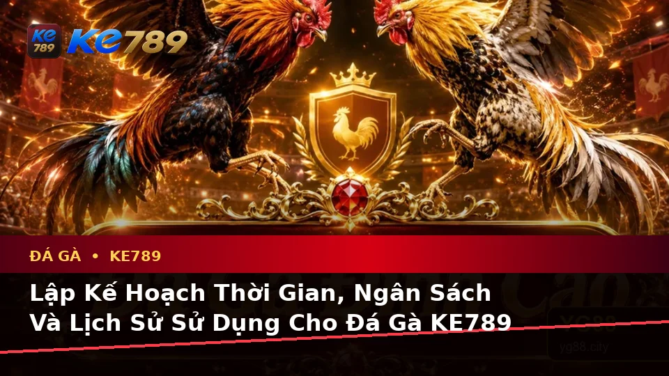 Lập Kế Hoạch Thời Gian, Ngân Sách Và Lịch Sử Sử Dụng Cho Đá Gà KE789 Theo Dữ Liệu Cập Nhật Trên ke789pg.us.com