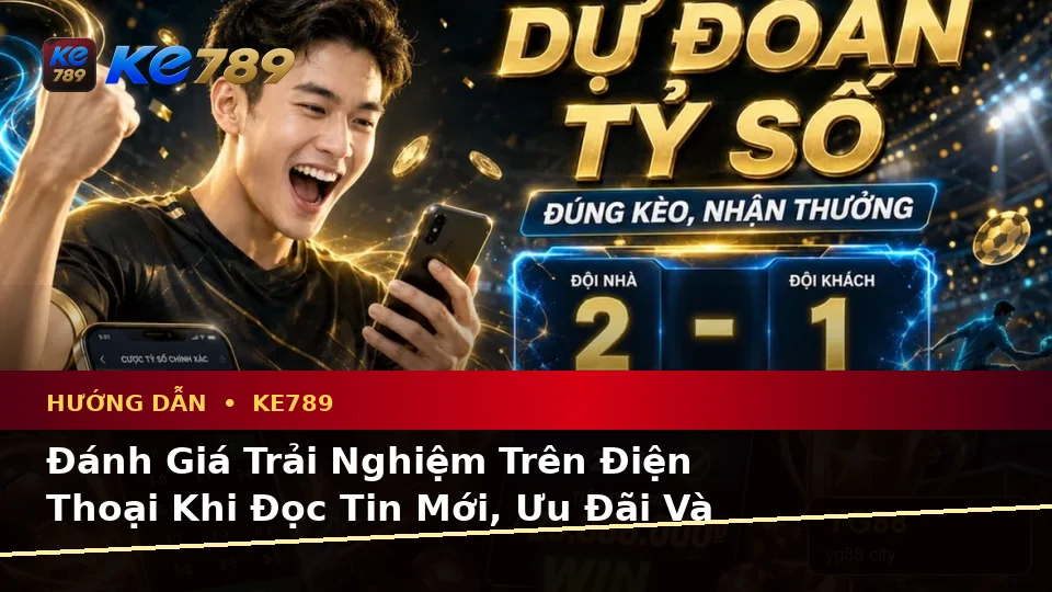 Đánh Giá Trải Nghiệm Trên Điện Thoại Khi Đọc Tin Mới, Ưu Đãi Và Điều Kiện Khuyến Mãi KE789 Theo Dữ Liệu Cập Nhật Tại ke789pg.us.com