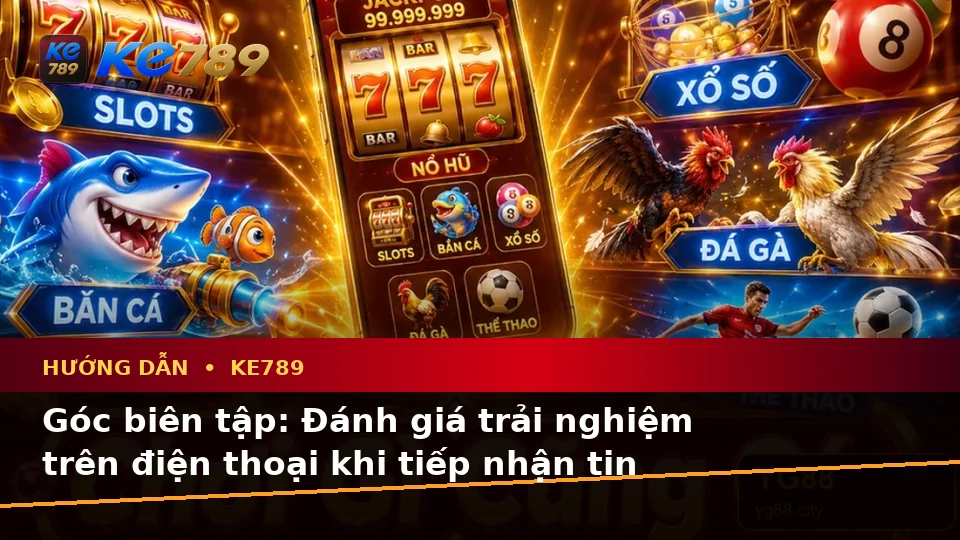 Đánh Giá Trải Nghiệm Trên Điện Thoại Khi Đọc Tin Mới, Ưu Đãi Và Điều Kiện Khuyến Mãi KE789 Theo Dữ Liệu Cập Nhật Tại ke789pg.us.com