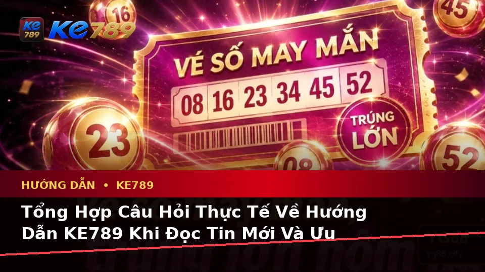 Hướng Dẫn KE789 Tại ke789pg.us.com: Tổng Hợp Câu Hỏi Thực Tế Của Người Dùng Về Tin Mới, Ưu Đãi Và Điều Kiện Khuyến Mãi